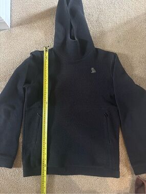 OVO Black Sherpa Hooded Pullover (Polartec)